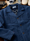Vintage Corduroy Indigo-Dyed Work Jacket