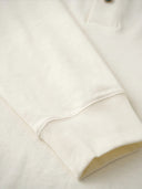 Türkisfarbenes Henley-Langarm-T-Shirt mit 5 Knöpfen