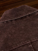 Elbow Suede Patches Washed Corduroy Tailored Jacket