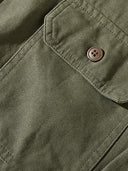 Color-Block Patch Heavyweight Work Shirt