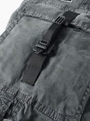 Military Drawstring Hem Parachute Pants