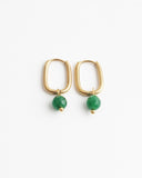 Zuzy - Oorbellen - Natuursteen - Stainless Steel