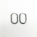 Thick Square - Oorbellen - Stainless Steel