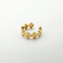 Daisy Flowers - Earcuff - Stainless Steel