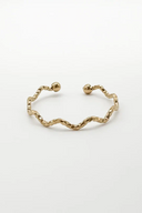 Flatterkurve - Ring - Edelstahl - Verstellbar