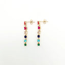 Glitter Rainbow - Oorbellen - Stainless Steel