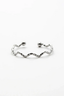 Flatterkurve - Ring - Edelstahl - Verstellbar