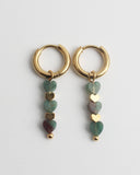 Heart To Heart - Oorbellen - Stainless Steel