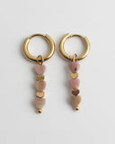 Heart To Heart - Oorbellen - Stainless Steel