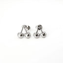 Cherry on top - Studs - Oorbellen - Stainless steel