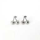 Cherry on top - Studs - Oorbellen - Stainless steel