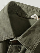 Color-Block Patch Heavyweight Work Shirt