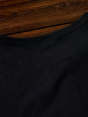 Improved Henley Neck T-Shirt with Turquoise-style Buttons