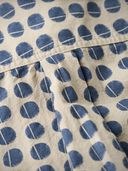 Circle Pattern Cotton Long Sleeve Shirt