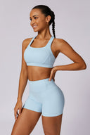Flex Shorts - Ice Blue