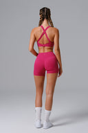 Flex Shorts - Cranberry