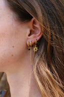 Here Comes The Sun - Dubbele oorbel - Stainless Steel