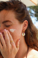 Luna - Oorbellen - Natuursteen - Stainless Steel