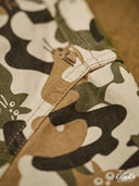 Cat Camouflage Pattern Cotton Work Shirt