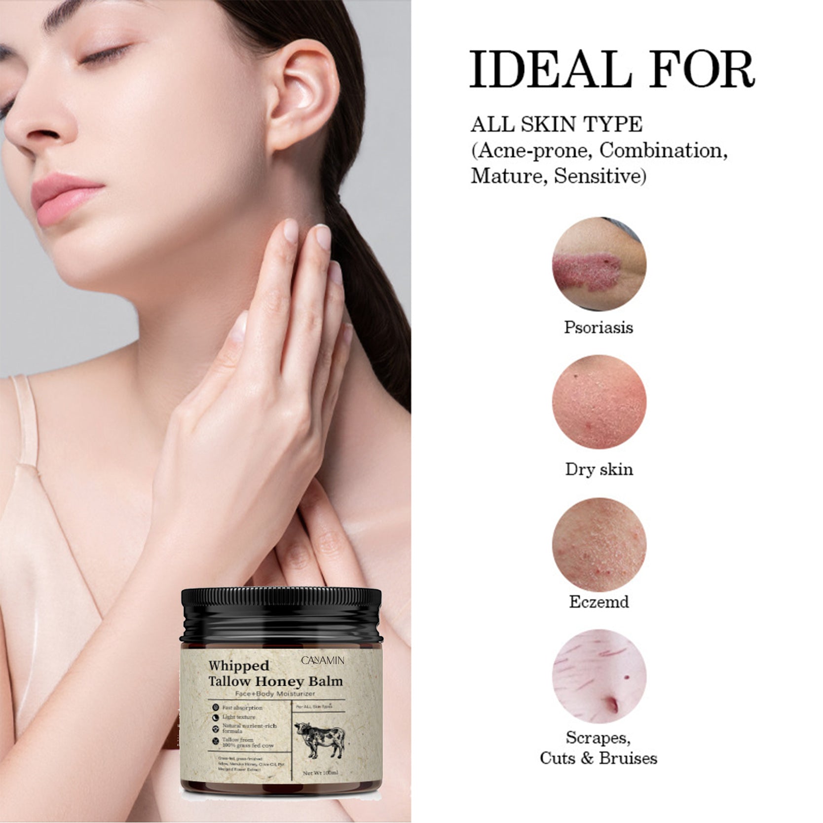 A single green leaf against a white background.