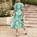 Isolde - Abito midi con scollo a V