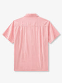 Tropical Blossom Pink Cotton Camp Shirt