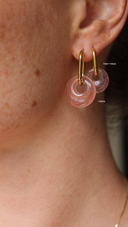 Tiny Tirza - Oorbellen - Natuursteen - Stainless Steel