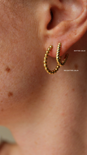 Big Dotted Julia - Oorbellen - Stainless Steel