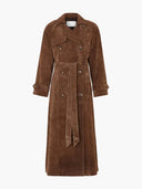 WÓJCIK SUEDE TRENCH COAT