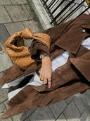 WÓJCIK SUEDE TRENCH COAT