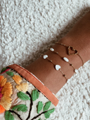 Herzmuschel - Armband - Edelstahl