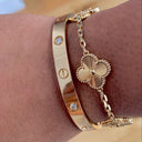 GIULIA CLOVER BRACELET GOLD