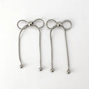 Bow - Oorbellen - Stainless Steel