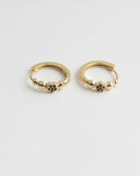 Round Flower - Oorbellen - Plated