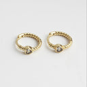 Zirkonia Heart - Oorbellen - Stainless Steel