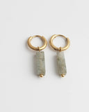 Dora - Oorbellen - Natuursteen - Stainless Steel