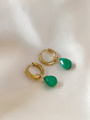 Aline - Oorbellen - Natuursteen - Stainless Steel