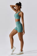 Flex Shorts - Teal (FINAL SALE)