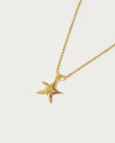 Gold Starfish - Necklace - Stainless Steel