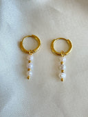 Mon Cheri - Oorbellen - Natuursteen - Stainless Steel