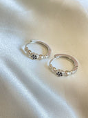 Round Flower - Oorbellen - Plated