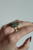 Jolene - Rings - Stainless Steel - Adjustable - Natural Stone