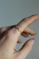 Flutter curve - Ring - Stainless Steel - Adjustable