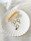 Louane - Oorbellen - Natuursteen - Stainless Steel