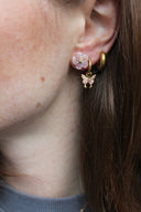 Sparkly Butterfly - Oorbellen - Stainless Steel