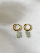 Luna - Oorbellen - Natuursteen - Stainless Steel