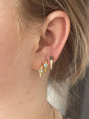 Zirkonia Heart - Oorbellen - Stainless Steel