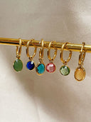 Oval Dana - Oorbellen - Stainless Steel