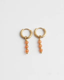 Mon Cheri - Oorbellen - Natuursteen - Stainless Steel