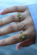 Grace - Ring - Stainless Steel - Adjustable